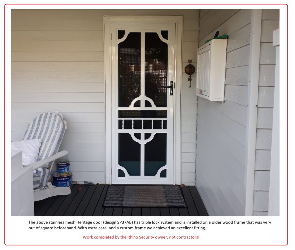 Rhino Security Doors Heritage Security Screens Rhino Security Doors